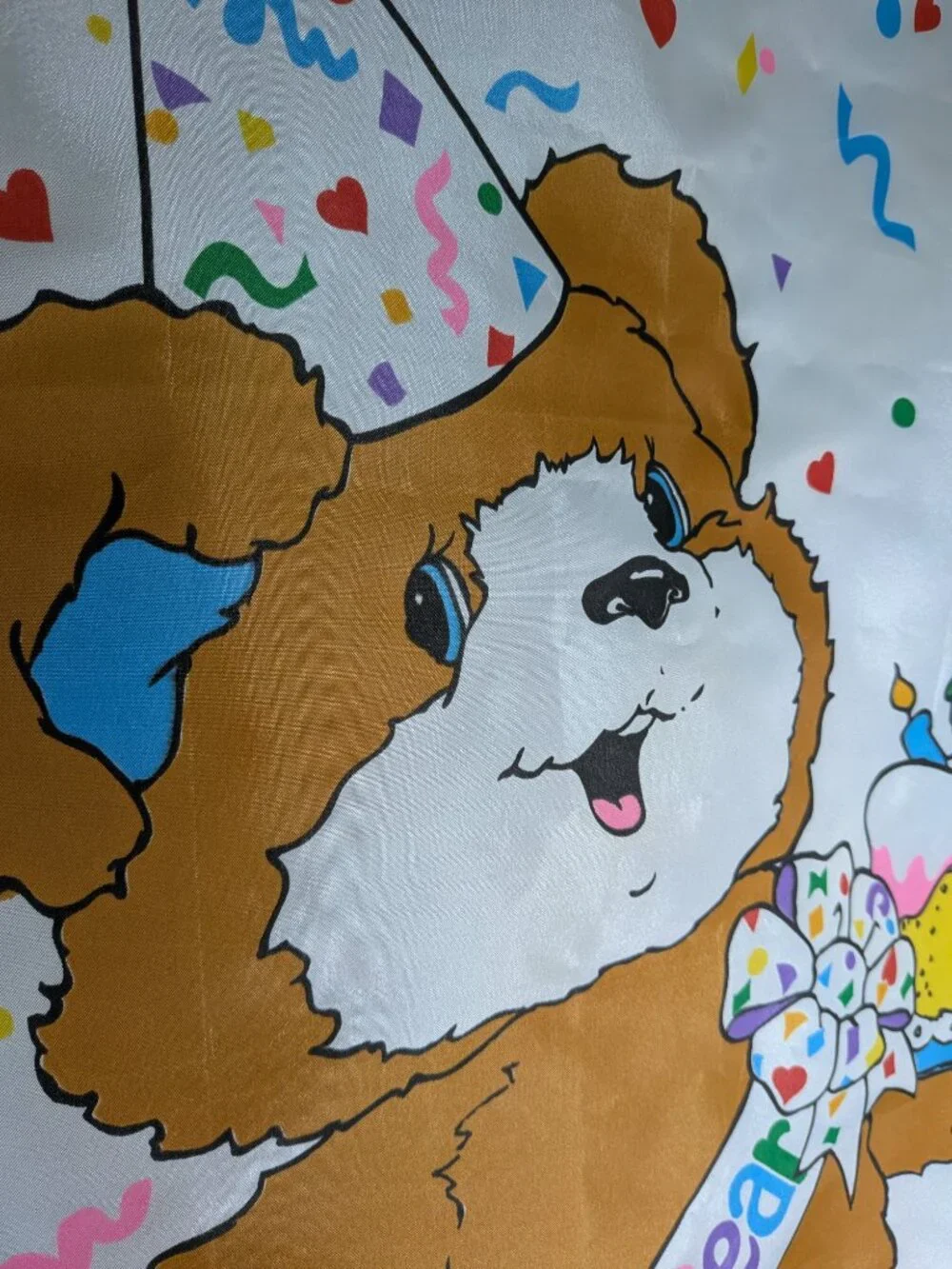 Vintage Birthday Bear Garden Flag Large Banner Those Characters From Cleveland